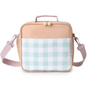 Bolsa Lanches Rígida Stripes Apricot